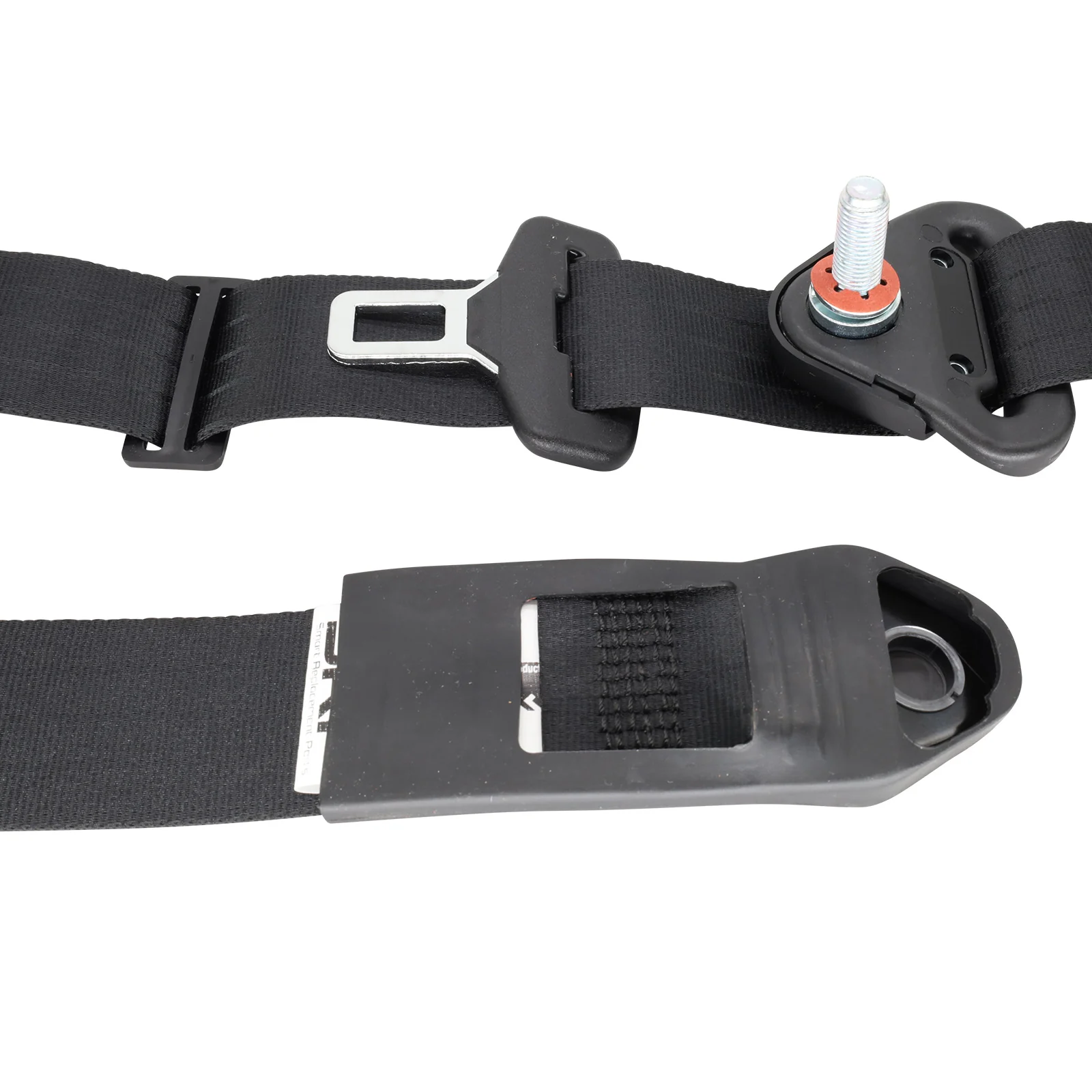 Left Front Seat Belt for Toyota 80 Series - Bucket Seats - Floor Mount - Black - Image 7
