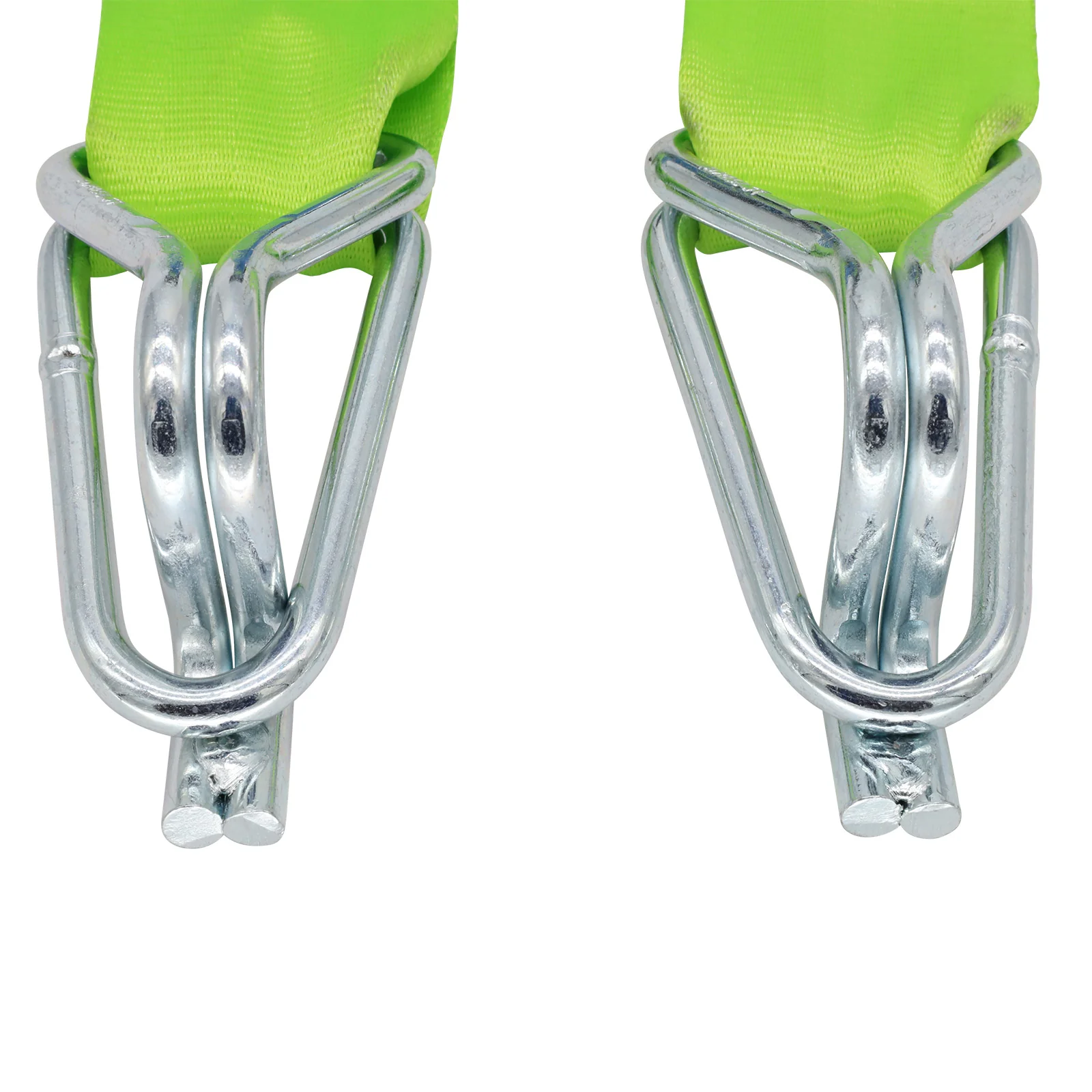 Pair of Green Retractable Ratchet Straps with Swan Hooks 50mm Wide 3m Long - RW216 - Image 11
