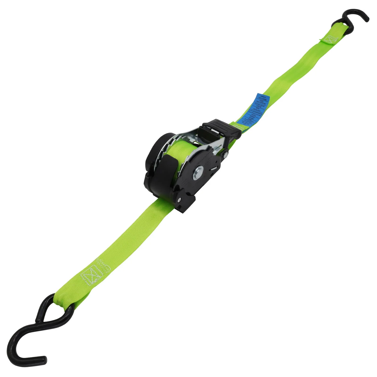 Pair of Retractable Ratchet Straps 25mm Wide 3.6m Long - RW06 - Image 13