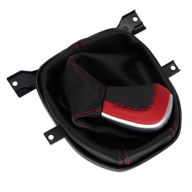 Red Gear Shifter Knob and Boot for Holden VE Commodore – V8 Six Speed Manual - Image 2
