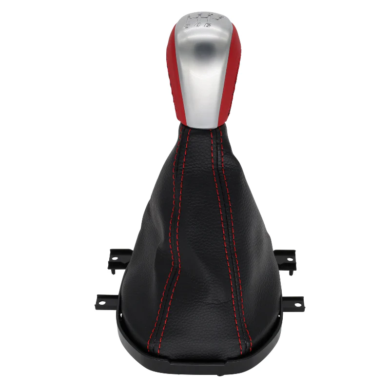 Red Gear Shifter Knob and Boot for Holden VE Commodore – V8 Six Speed Manual - Image 3